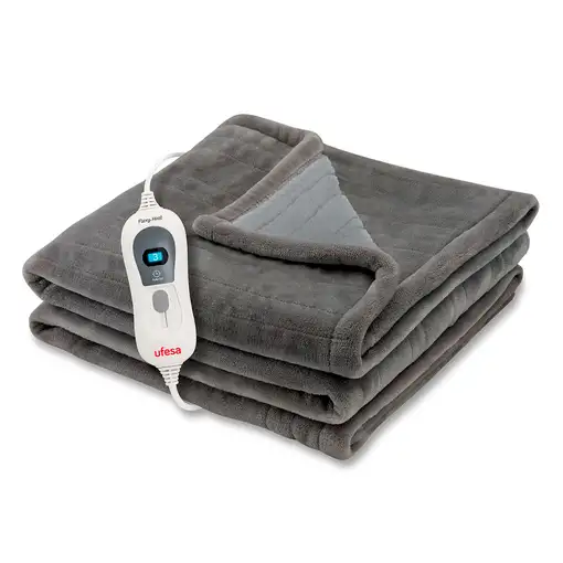 Manta eléctrica 120 W, 150x100 cm, Fleece UFESA