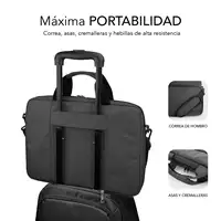 Maletín Ordenador 15.6\ Gris Oscuro Air Padding