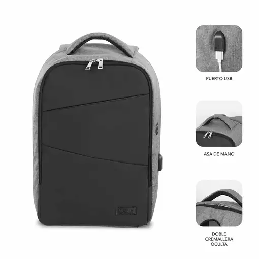 Mochila Antirrobo Secure V2 Con Air Padding Para Portátil Hasta 16\