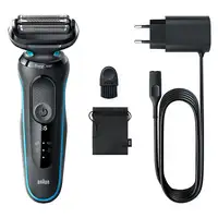 Braun Series 5 51-M1000s Máquina de afeitar de láminas Negro, Azul