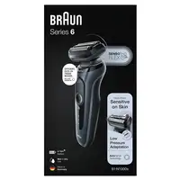 Braun Series 6 61-N1000s Máquina de afeitar de láminas Negro, Gris
