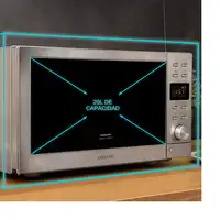 Cecotec 01398 microondas Negro, Acero Solo microondas Encimera 20 L 700 W