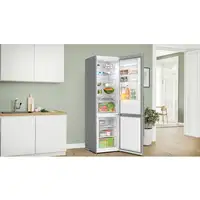 Bosch Serie 4 KGN397ICT nevera y congelador Independiente 363 L C Acero inoxidable