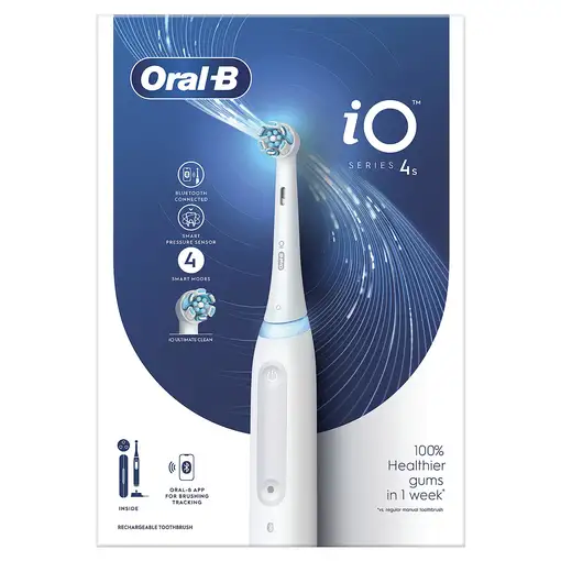 Oral-B iO 4S Adulto Cepillo dental vibratorio Blanco
