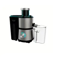 Cecotec 04153 exprimidor Licuadora centrífuga 400 W Negro, Acero inoxidable