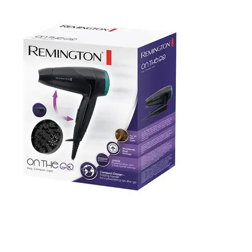 Remington D1500 secador 2000 W Negro, Verde