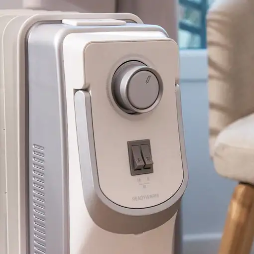 Radiador de aceite blanco, 7 módulos, 1500W, Readywarm 7000 Space 360º CECOTEC