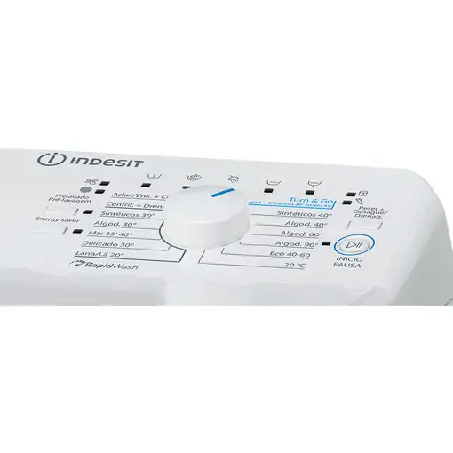 Lavadora carga superior 7 kg Blanco 859991618970 INDESIT