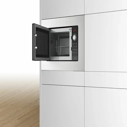 Bosch Serie 2 BEL623MS3 microondas Acero inoxidable Microondas con grill Integrado