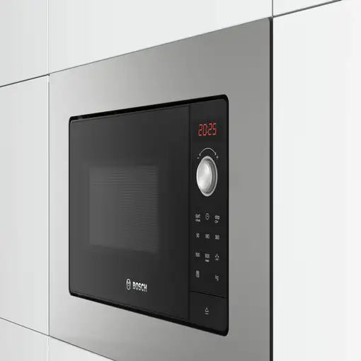 Bosch Serie 2 BEL623MS3 microondas Acero inoxidable Microondas con grill Integrado