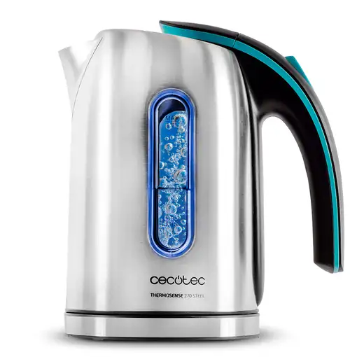 Cecotec ThermoSense 270 Steel tetera eléctrica 1,7 L 2200 W Acero inoxidable