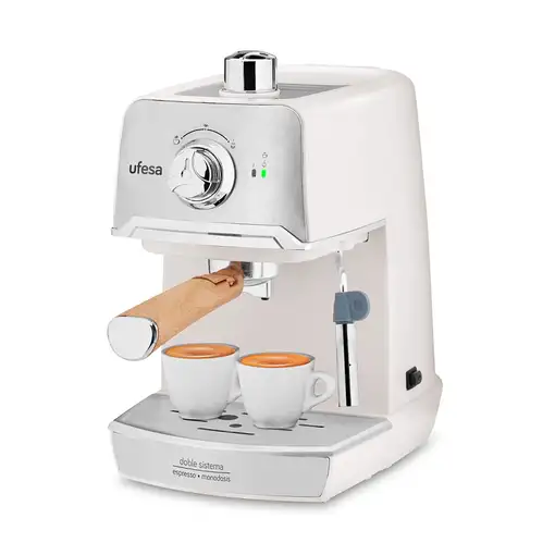 Cafeteras express Semi-automática Acero inoxidable 1.2 L 2 cups 71704959 UFESA