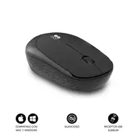 Ratón Business Plus Silencioso Inalámbrico 2.4G  Negro