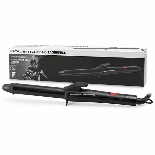 Rowenta X KARL LAGERFELD CF321L Rizador de pelo Caliente Negro, Rojo 47 W 1,8 m