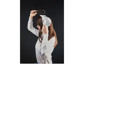 Secador de pelo blanco, 1800W, Volumizer Híbrido CV6130 ROWENTA