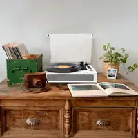 Tocadiscos Bluetooth Studio Deluxe PRIXTON Reproductor y Convertidor de Vinilos