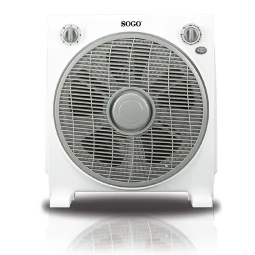 Sogo VEN-SS-21120 ventilador Gris, Blanco