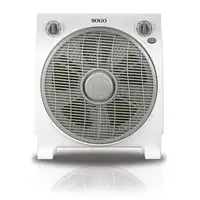 Sogo VEN-SS-21120 ventilador Gris, Blanco