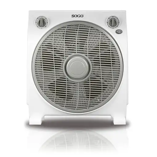 Sogo VEN-SS-21120 ventilador Gris, Blanco