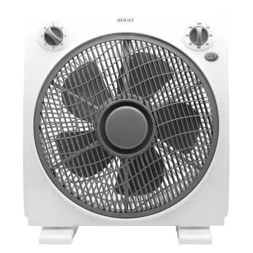 Sogo VEN-SS-21120 ventilador Gris, Blanco