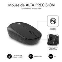 Combo Teclado y Ratón Business Slim Silencioso Inalámbrico 2.4G  Negro
