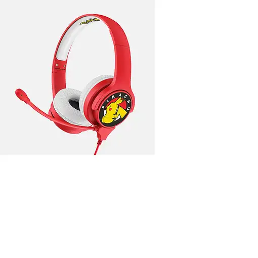 OTL Technologies Pokémon Pikachu Auriculares Alámbrico Diadema Juego Rojo, Blanco