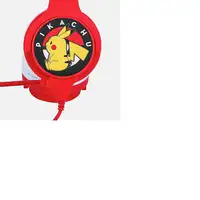 OTL Technologies Pokémon Pikachu Auriculares Alámbrico Diadema Juego Rojo, Blanco