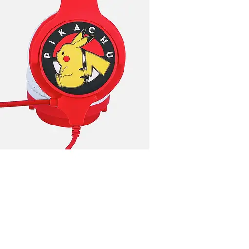 OTL Technologies Pokémon Pikachu Auriculares Alámbrico Diadema Juego Rojo, Blanco