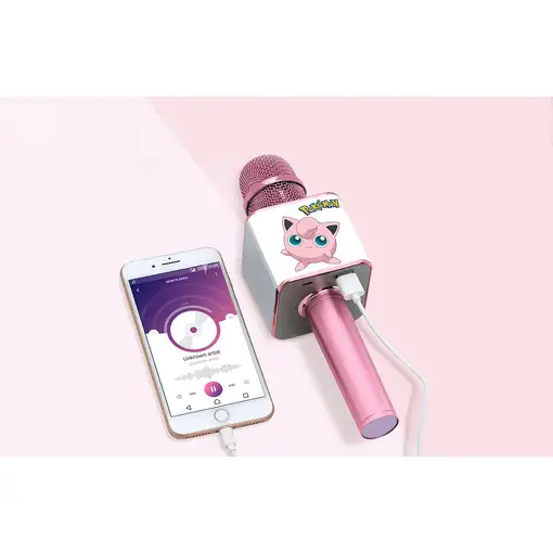 OTL Technologies 604334 micrófono Rosa Micrófono para karaoke