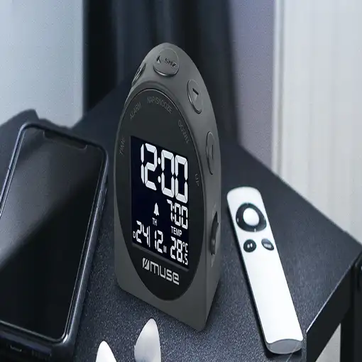 Muse M-09C despertador Reloj despertador digital Gris