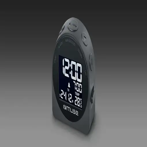 Muse M-09C despertador Reloj despertador digital Gris