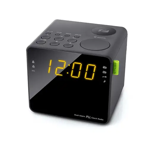 Muse M-187CR radio Reloj Digital Negro