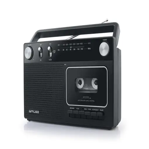 Muse M-152 RC tocadisco Tocadiscos de tracción directa Negro Manual