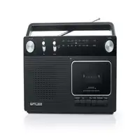 Muse M-152 RC tocadisco Tocadiscos de tracción directa Negro Manual