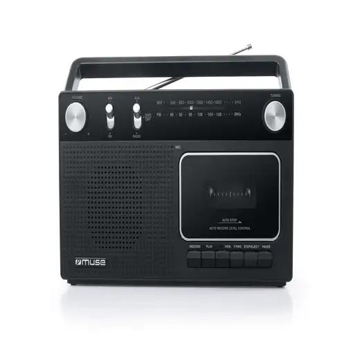 Muse M-152 RC tocadisco Tocadiscos de tracción directa Negro Manual