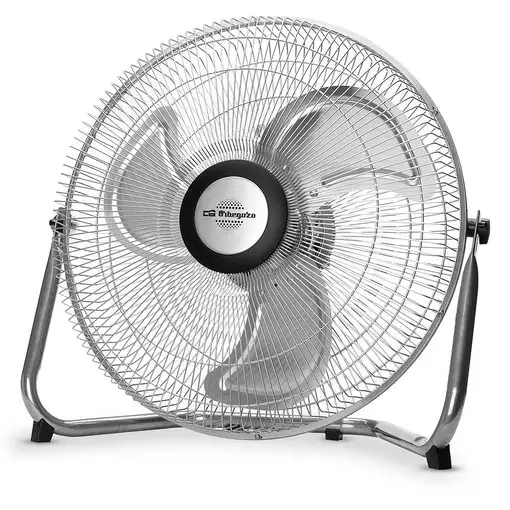 Orbegozo PW 1245 ventilador Negro, Acero inoxidable