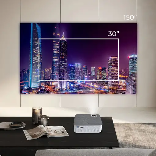 Proyector Lumière PRIXTON 5000 Lúmenes - HD - LED - Blanco