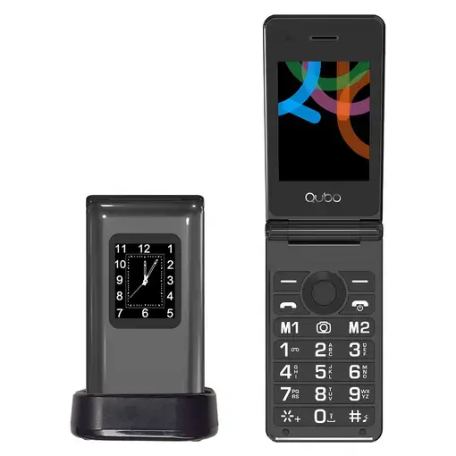 Qubo X-28 7,11 cm (2.8\) Negro, Rojo Teléfono con cámara
