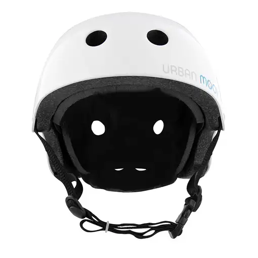 Casco protector blanco, bici, patinete Urban Moov TNB, talla S