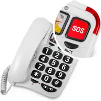 SPC Comfort Numbers 2 – Teléfono fijo para mayores teclas grandes, gran volumen