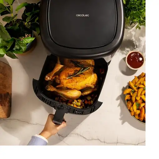 Freidora de aire 6L, 1700 W, Cecofry Bombastik 6000 CECOTEC