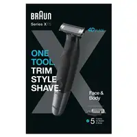 Braun XT5100 Batería 5 mm Mojado y seco Negro, Gris