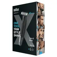 Braun XT5100 Batería 5 mm Mojado y seco Negro, Gris