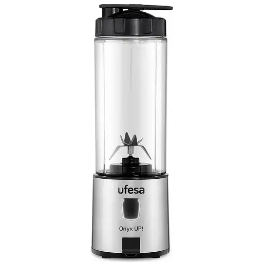Ufesa Onyx GO & UP! 0,4 L Batidora de vaso Negro, Acero inoxidable