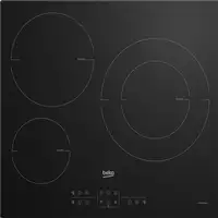 Beko HIIS63206M hobs Negro Integrado 58 cm Con placa de inducción 3 zona(s)