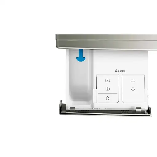 Lavadora de 9 kg 1400 rpm Acero inoxidable WAU28PHSES BOSCH