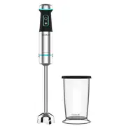 Cecotec Power TitanBlack 1200 XL 0,8 L Batidora de inmersión 1200 W Negro, Plata