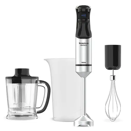 Taurus HBA1500X licuadora 0,5 L Batidora de inmersión 1500 W Negro, Acero inoxidab