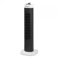 Ventilador torre negro y blanco, 45 W, 3 velocidades, TW 0730 ORBEGOZO