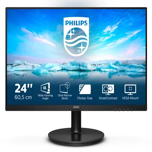 Philips V Line 241V8L/00 pantalla para PC 60,5 cm (23.8\) 1920 x 1080 Pixeles Full
